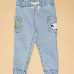 Pantaloons Baby Blue Joggers-picture-20