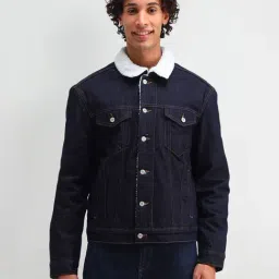 U.S. Polo Assn. Denim Co. Navy Cotton Slim Fit Denim Jacket-picture-48
