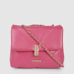 Fastrack Pink Structured Sling Bag-67