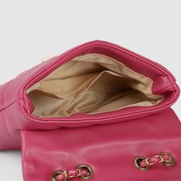 Fastrack Pink Structured Sling Bag image 5