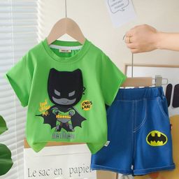 INCLUD Boys Batman Printed Short Sleeves T-shirt With Shorts-50