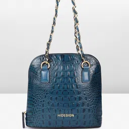 Hidesign COPACABANA 01 BABY CROCO Animal Textured Structured Shoulder Bag-picture-48