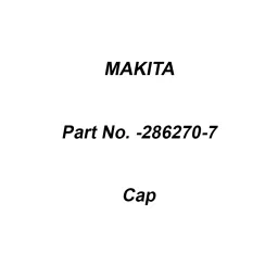 Makita Cap Size 11 mm Suitable For MT360, Part No 286270-7-image-68