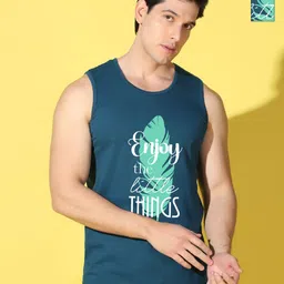 WOOSTRO Men Typography 2 Printed Raw Edge Slim Fit T-shirt-image-91