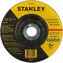 STANLEY 4 Inch Metal Grinding Wheel, STA4500-IN (Pack of 50)-image-15