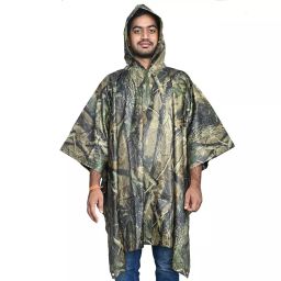 Allextreme Poncho Raincoat Heavy Duty Military Impermeable Jacket Army Green Size S Model 2 for Outdoor, Hiking, Camping, ‎AL6PU02-image-86