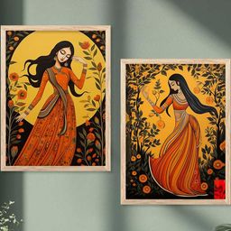 WALLLANE Brown Wood Wall Art-picture-48