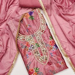 Panzora Floral Printed Unstitched Dress Material-picture-16
