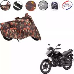 Auto Pearl Polyester Waterproof Two Wheeler Cover for Honda Unicorn,(Jungle Print)-image-43