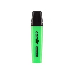 Camlin Highlighter Chisel Tip Green for Thin and Thick Strokes-86