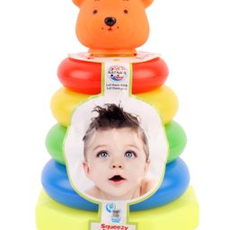 Ratnas Squeaky Stacking Ring Toy Multicolour - 6 Pieces-28