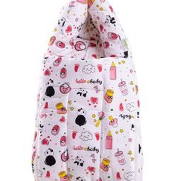 Baybee 3 in 1 Cotton Carry Bed Cum Portable Sleeping Bag for Infant Co Sleeping Baby Bedding- Pink-picture-20