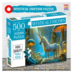 hellofriend books Hello Friends Mystical Unicorn Puzzles 500-Piece for Kids and ChildrensNature, Gifts, Fun and Creative Game All Country Name with Capitals - Ages 9+ (500 Pcs)-picture-25