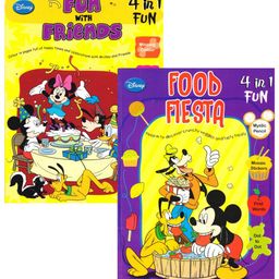 Disney Colouring & Activity Fun Books Combo 10 Set of 2 - English-3