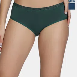 Zivame Pack Of 3 Low-Rise Cotton Hipster Briefs-image-29