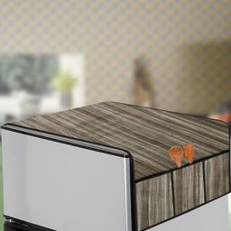 The Furnishing Tree Coffee Brown Printed Refrigerator Cover-image-65
