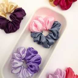 Dvabeautyshop Women Set of 5 Ponytail Holders-55