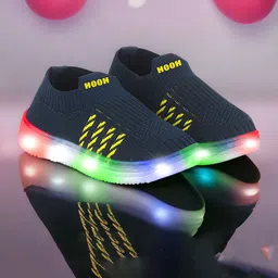 HOOH Now Comfort in Fashion Unisex Kids Woven Design Slip-On Sneakers-image-58
