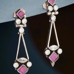 Fabindia Silver Dangler Earrings-image-94