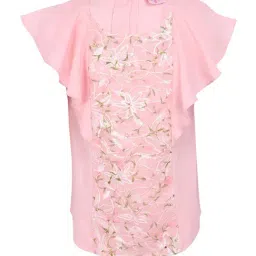 Cutecumber Kids Pink Embroidered Top-image-32