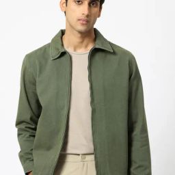 Rare Rabbit Green Cotton Solid Relaxed Fit Shacket-picture-43