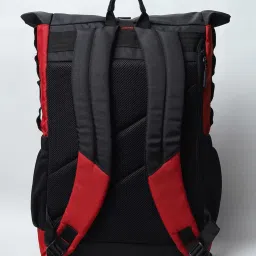 Jack & Jones Fiery Red Colour Block 15 inch One Size Backpack image 4