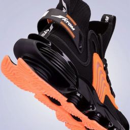 Atom Men's Spring Edge Alpha 1 Black Running Shoes image 1