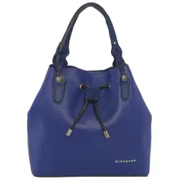 Giordano Navy Textured Medium Handbag-image-68
