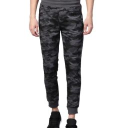Alcis Black & Navy Mid Rise Joggers-image-18