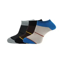 Dollar Multicolor Ankle Length Socks (Pack of 3)-45