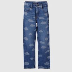 KIDS ONLY Medium Blue Printed Jeans-image-70