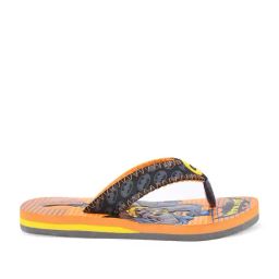 Campus Kids Grey & Orange Flip Flops-image-96