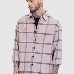 Snitch Men Checked Open Front Jacket-17