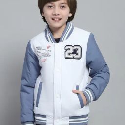 Monte Carlo Boys Printed White Band Neck Full Sleeve Jacket-picture-16
