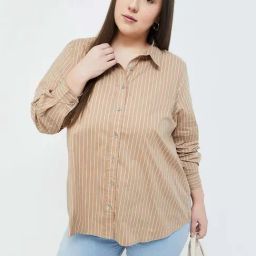 Nexus by Lifestyle Brown Cotton Printed Shirt-image-77