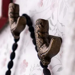 Indianshelf 3-Pcs Textured Gumboot ShapedWallHooks image 2