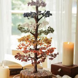 RITUALISTIC Multicolor Crystal Chakra Tree with Gemstones-image-7