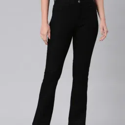 Zheia Black Cotton Slim Fit Jeans-picture-18