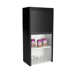 Harrison 24 inch (600 mm) PVC Rolling Shutter Storage Cabinet Black Color, KA-091-image-84
