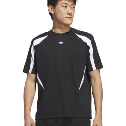 Adidas Black Loose Fit Printed Jersey-image-22