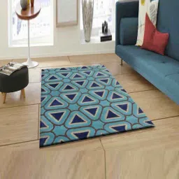 Presto Blue Polyester Carpet-image-19