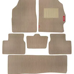 Elegant Cord Beige Carpet Car Mat Compatible With Mahindra Marazzo-image-101