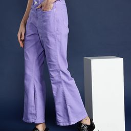 Mast & Harbour Women Flared High-Rise Stretchable Jeans-image-33