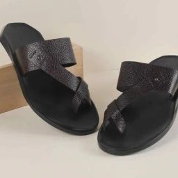 Metro Men's Tan Cross Strap Sandals-image-33