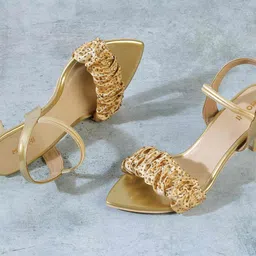 Mochi Embellished Block Sandals-96