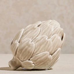 Westside Home Ivory Ceramic Artichoke Decorative Object-51