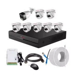CP PLUS CCTV Combo Kit 2.4 MP Full Colour HD Audio Indoor & Outdoor with 8 Channel DVR, 1 Bullet 7 Dome Camera, 8 Channel SMPS, 70 m Copper Cable & Connectors-image-28