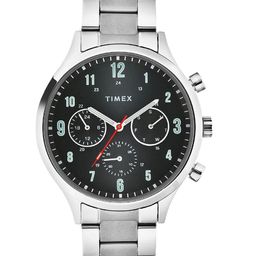 Timex Men Brass Printed Dial & Stainless Steel Bracelet Style Straps Analogue Watch TWHG03SMU04-17