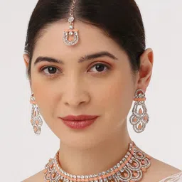 VATSALYA creation Alloy Artificial Stones Jewellery Set-15