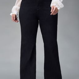 Miss Chase A+ Women Bootcut High-Rise Stretchable Jeans-image-36